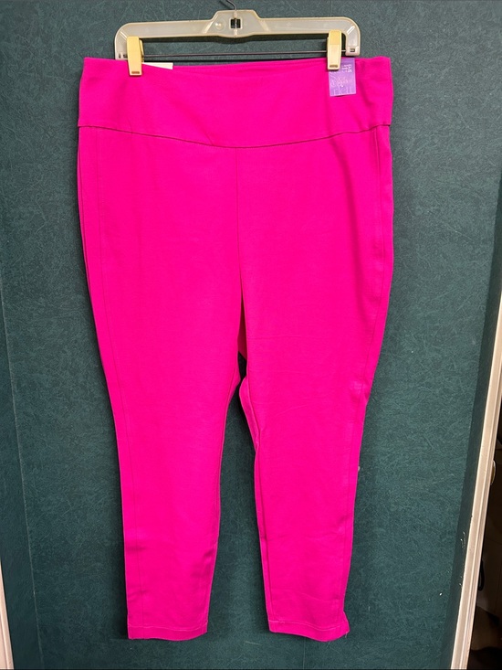 Dear Scarlett Pants - NWT 2X Dear Scarlett Hot Pink Pull-On It’s Magic Pants